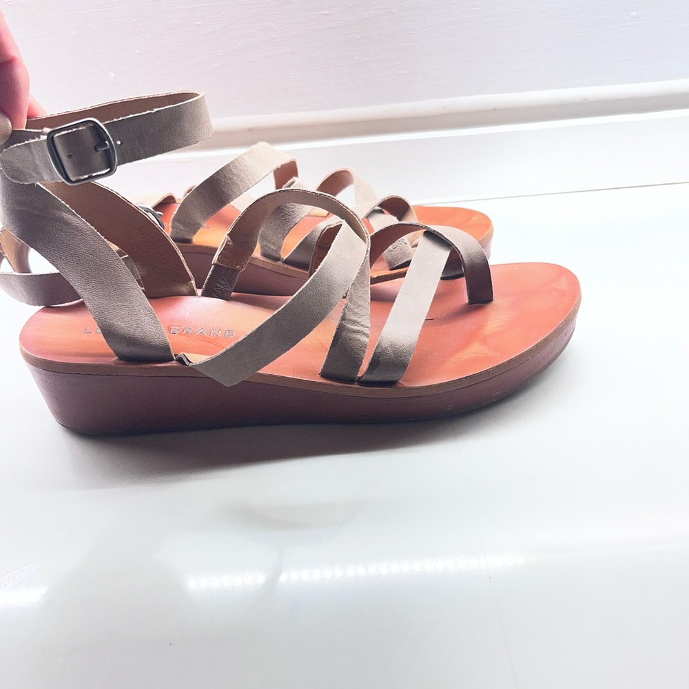 Lucky Brand Tan Strappy Sandals